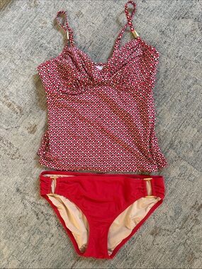 Lands' End Tankini Lined Interior Underwire top